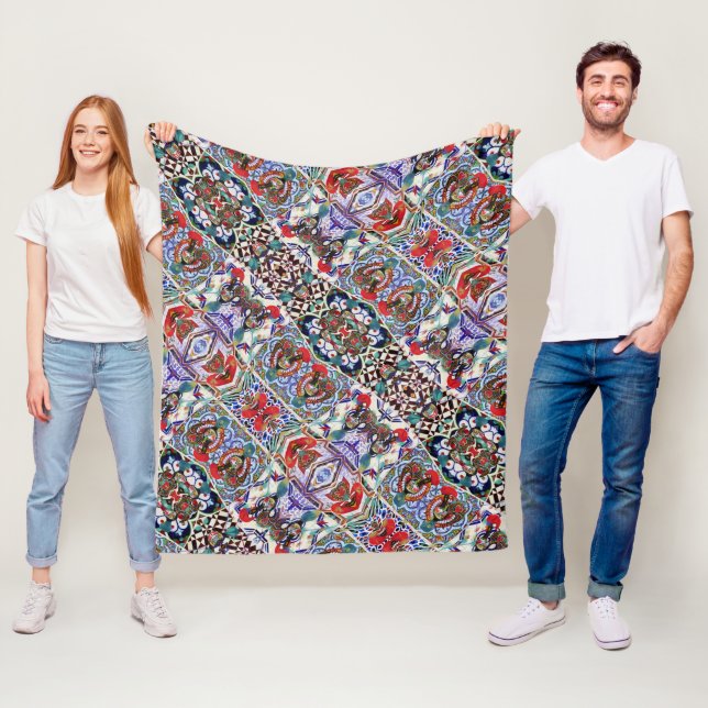 Portuguese Galo de Barcelos  Fleece Blanket (In Situ)
