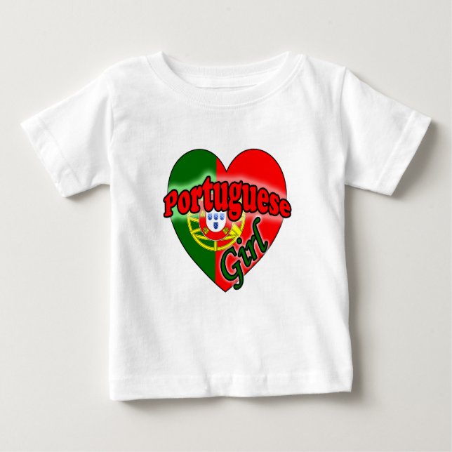 Portuguese Girl Baby T-Shirt (Front)