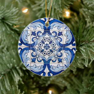 Portuguese Glazed Tiles Ceramic Ornament