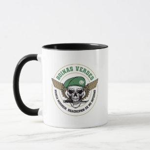Portuguese Green Beret Skull Paratrooper Mug