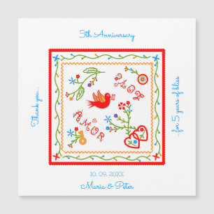 Portuguese handkerchiefs wedding anniversary