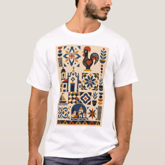 Portuguese Heritage – Geometric Art T-Shirt