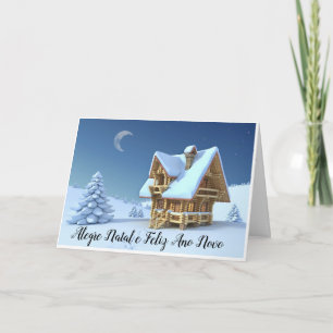 Portuguese Holiday Card w/Greeting 2