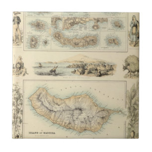 Portuguese Islands in the Atlantic Ocean Ceramic Tile