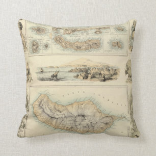 Portuguese Islands in the Atlantic Ocean Cushion