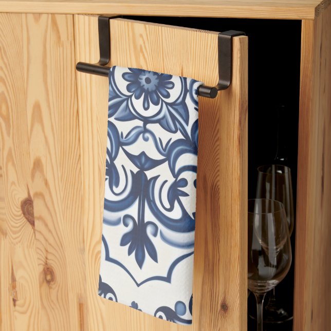 portuguese kitchen towels  (Thirds Fold)