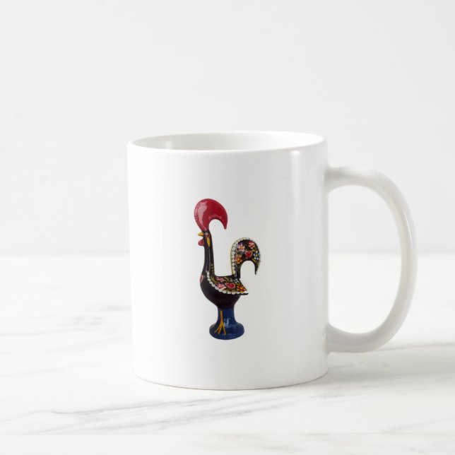 Portuguese Lucky Rooster Coffee Mug (Right)