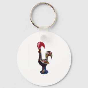 Portuguese Lucky Rooster Key Ring