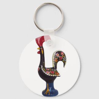 Portuguese Lucky Rooster Key Ring