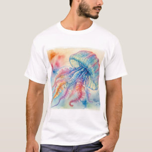 Portuguese Man O War 180724AREF118 - Watercolor T-Shirt