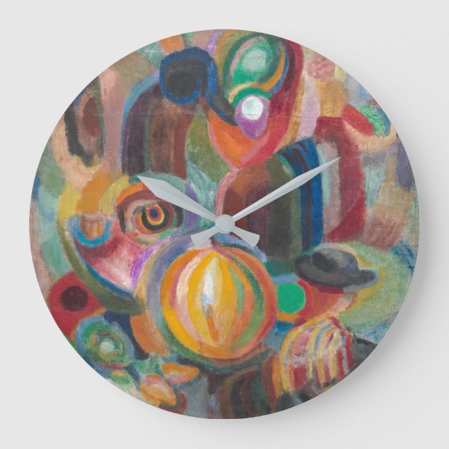 Portuguese Market | Sonia Delaunay-Terk | Large Clock (Front)