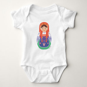 Portuguese Matryoshka Baby Bodysuit