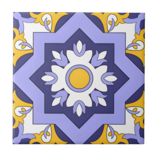 portuguese modern floral pattern tiles