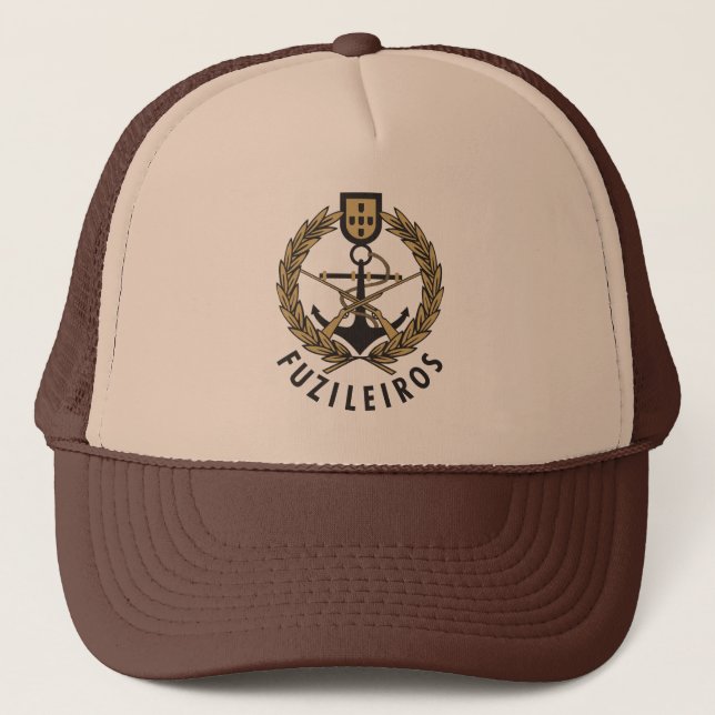 Portuguese Navy Marines "Fuzileiros" Trucker Hat (Front)