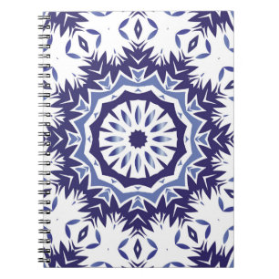 Portuguese ornamental azulejo ceramic. Minimal des Notebook