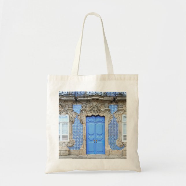 Portuguese Palace Door Tote Bag (Front)
