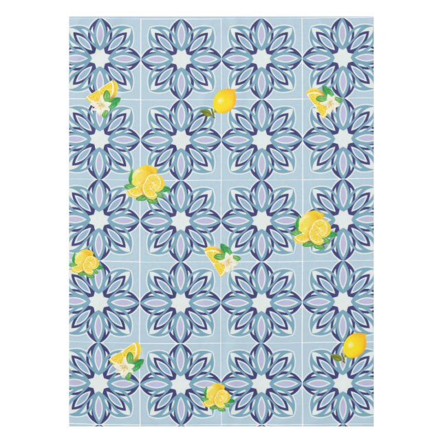  Portuguese patterns.  Tablecloth (Front)
