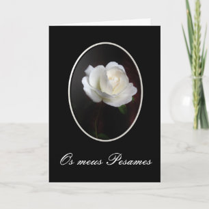 Portuguese: Pesames/ Condolencias Card