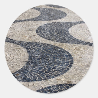 Portuguese: Pigia, Lisbon, Portugal Classic Round Sticker