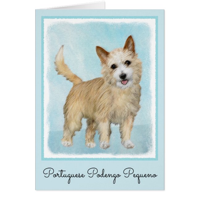 Portuguese Podengo Pequeno Painting - Original Art (Front)