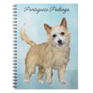 Portuguese Podengo Pequeno Painting - Original Art Notebook