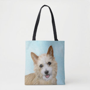 Portuguese Podengo Pequeno Painting - Original Art Tote Bag