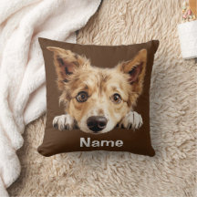 Portuguese Podengo Puppy Dog Face Throw Pillow