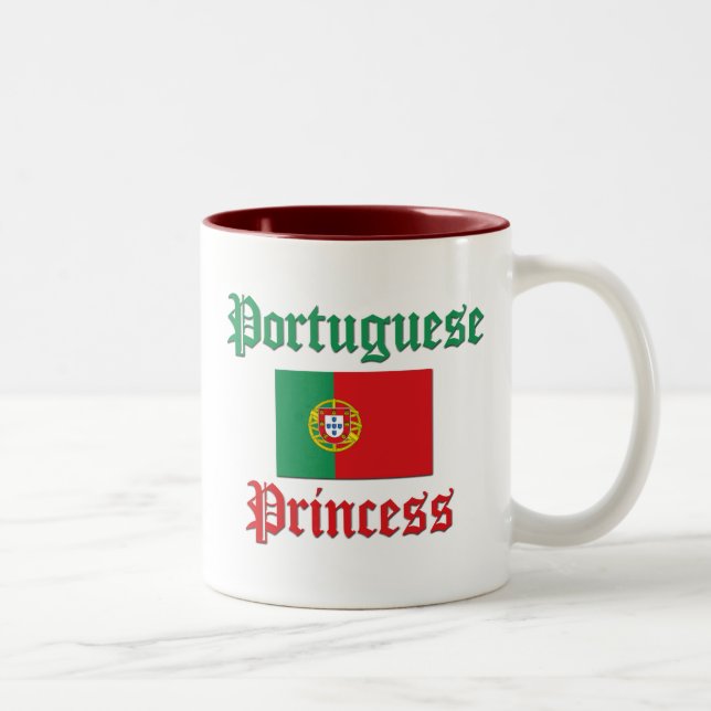 Portuguese Princess Two-Tone Coffee Mug (Right)