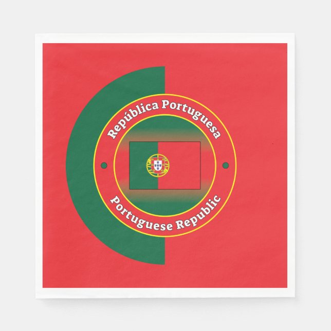 Portuguese Republic Napkin (Front)