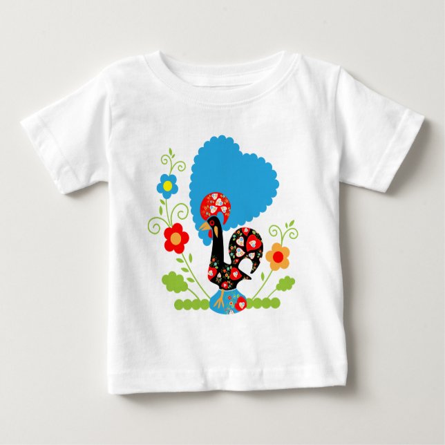 Portuguese Rooster Baby T-Shirt (Front)