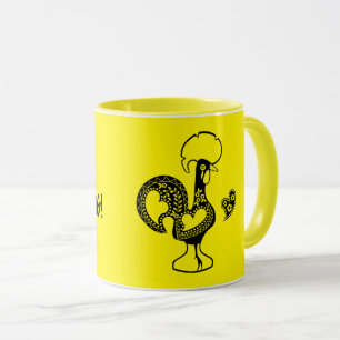 Portuguese Rooster Bom dia- Good morning quote Mug