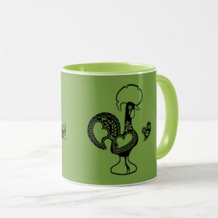 Portuguese Rooster Bom dia- Good morning quote Mug