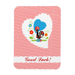 Portuguese Rooster Flexible Magnet
