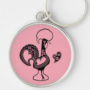 Portuguese Rooster Good Luck - Boa Sorte Key Ring