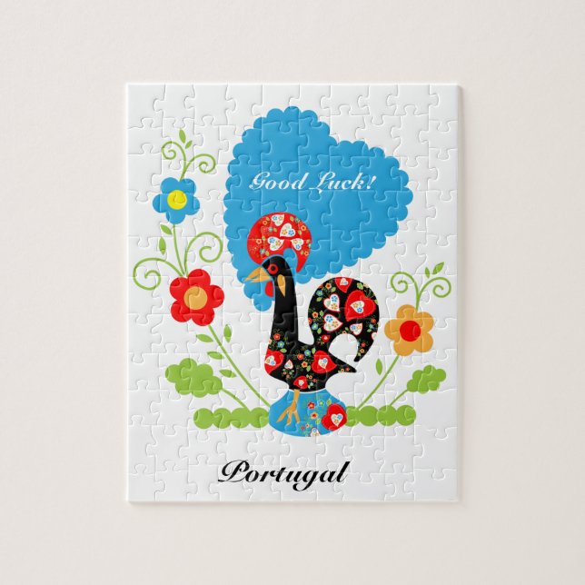 Portuguese Rooster Jigsaw Puzzle (Vertical)