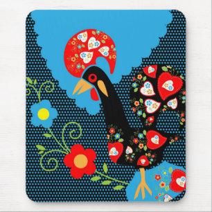 Portuguese Rooster Mouse Pad