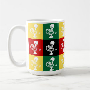 Portuguese Rooster of Barcelos colourful pattern Coffee Mug