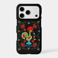 Portuguese Rooster of Luck in green colour