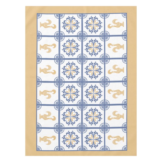 Portuguese rooster tablecloth (Front)