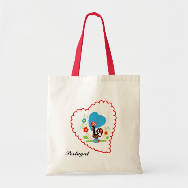 Portuguese Rooster Tote Bag (Front)
