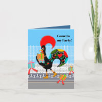 Portuguese Rooster with gifts 1st Birthday Party 