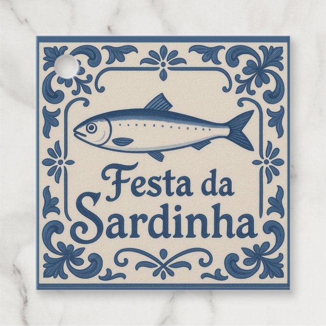 Portuguese sardine -  favour tags (Front)