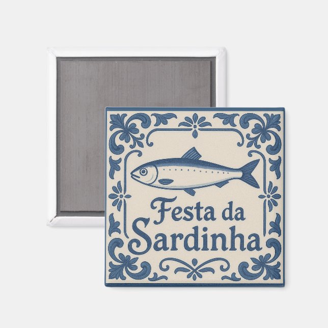 Portuguese sardine -  magnet (Front/Back)