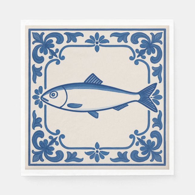 Portuguese sardine -  napkin (Front)