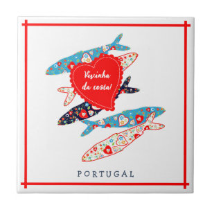 Portuguese sardines ceramic tile