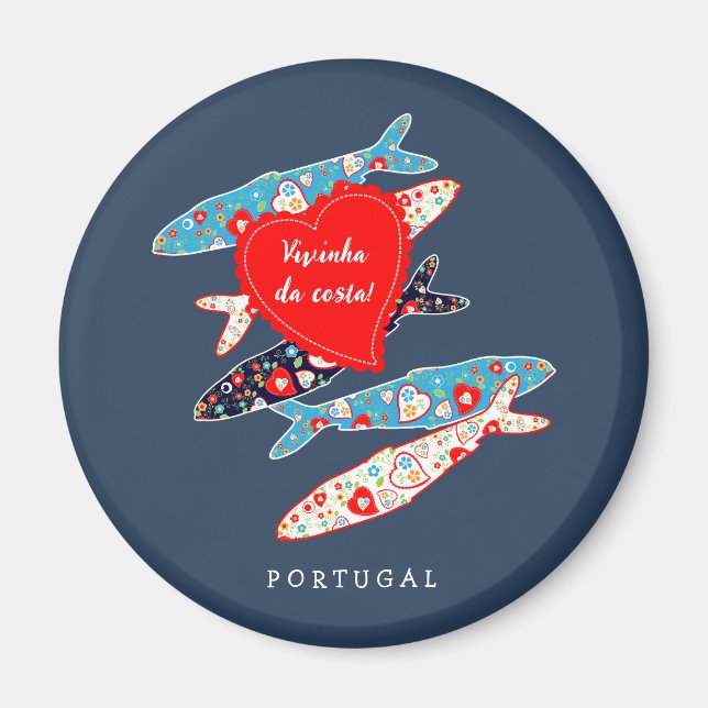 Portuguese sardines magnet (Front)