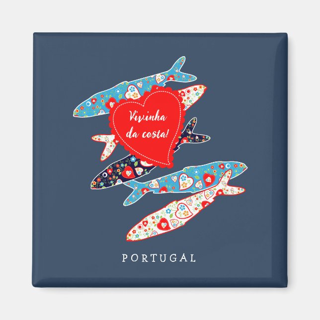 Portuguese sardines magnet (Front)