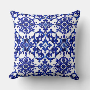 portuguese scrollwork pillow