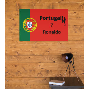 Portuguese Soccer Player customisable Poster