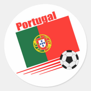 Portuguese Soccer Team Classic Round Sticker